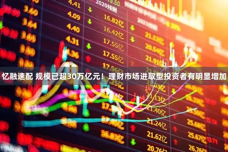 忆融速配 规模已超30万亿元！理财市场进取型投资者有明显增加