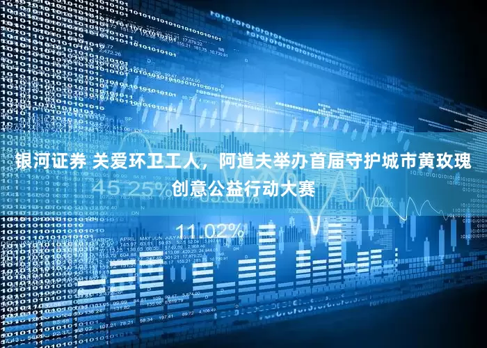 银河证券 关爱环卫工人，阿道夫举办首届守护城市黄玫瑰创意公益行动大赛